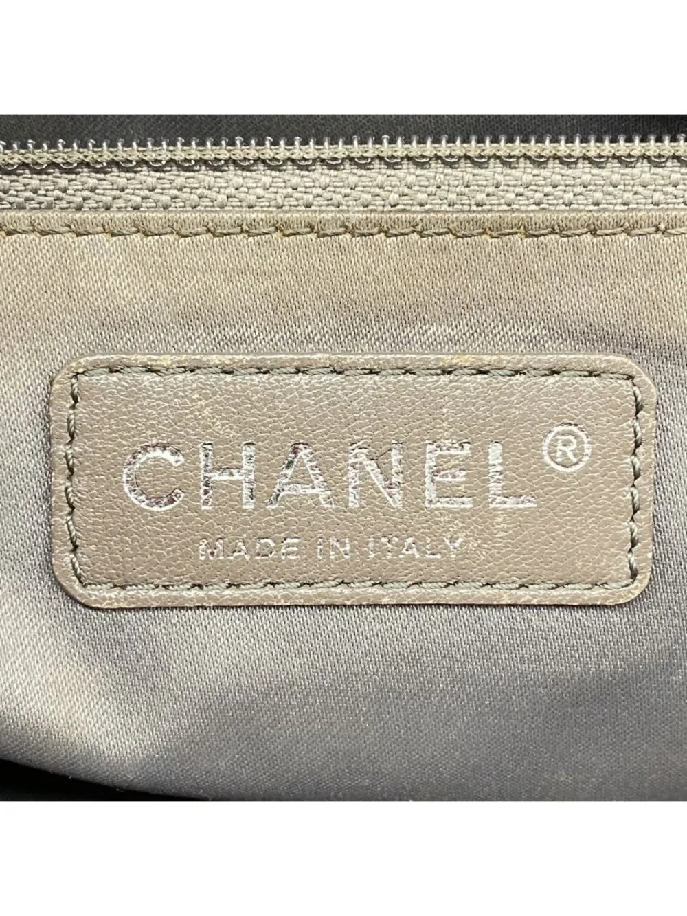 Chanel Chain Tote Bag Quilted Caviar Leather Red Silver